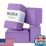 Muka 4-pack Yoga Blocks 4x6x9 Inch - Eva Foam Non-slip Surface Brick. Fixed Price $54.70.