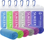 Sukeen Cooling Towels 6 Pack (40"x12"), For Neck And Face, Quick. Fixed Price $36.99.
