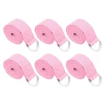 Patikil Yoga Strap For Stretching 6 Feet, 6pcs Cotton Belt Pink. Fixed Price $20.69.