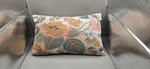 Creative Co-op Cotton Velvet Lumbar Pillow Floral Embroidery Perfect. Fixed Price $18.75.