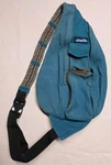 Kavu Rope Bag Canvas Strap Sling Aqua Teal Crossbody 17 Backpack. Fixed Price $19.50.