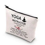 Wcgxko Yoga Instructor Gift Funny Teacher Definition Zipper Pouch Makeup.... Fixed Price $18.71.