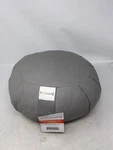 Sol Living Organic Cotton Round Zafu Cushion 15x6" Grey Yoga Meditation. Fixed Price $105.99.