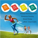 2m Physio Stretch Bands, Resistance Exercise Strap Alternative To Theraband. Fixed Price $12.12.
