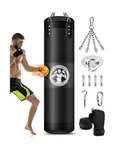 Yorwhin Punching Bag For Adults, 4ft Pu Heavy Boxing Bags With Chain Ceiling .... Fixed Price $37.71.