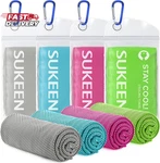 Sukeen 4pack Cooling Towel (40"x12"), Ice Towel,soft Breathable Chilly Towel,mic. Fixed Price $17.09.