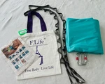 F.life Unisex Adult Teal Silk Single/dual Point Attachment Aerial Yoga Hammock. Fixed Price $24.95.