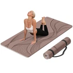 Home Yoga Mat 72x36 Extra Thick Non Slip Exercise Stretching Brown. Fixed Price $104.99.
