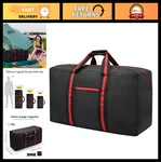 100l Large Travel Duffle Bag - 31.1 Overnight Weekender, Camping, Storage, Red. Fixed Price $33.99.