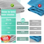 Tagefa Cooling Towel 20 Pack 40"x12" Ice Towels Soft. Fixed Price $34.99.