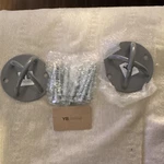 Yogabody Yoga Trapeze Inversion Swing Ceiling Mount Anchors W/ Screws, 2 Gray. Fixed Price $44.98.