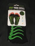 Yoga Socks Non Skid Slip Grip Pblx Green / Black New In Package Small Medium. Fixed Price $9.95.