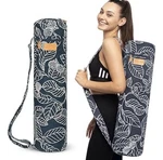 Elenture Floral Yoga Mat Bag Full-zip Fits 1/4" & 1/3" Mats Multi Side Pockets. Fixed Price $19.00.