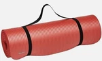 Amazon Basics 1/2 Inch Extra Thick Red Exercise Yoga Mat With Carrying Strap New. Fixed Price $24.99.