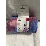 Evrifit Yoga Grippy Mat Towel Absorbent Microfiber 72" X 24.8" Secures Pink Blue. Fixed Price $18.40.