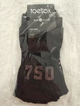 Toesox Club Pilates Low Rise Half Toe Grip 750 Classes Pink Size M Medium Socks. Fixed Price $24.00.