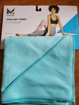 New Mission Athletecare Vaporactive Yoga Mat Towel - Blue Bird 24.5"x 69". Fixed Price $30.00.