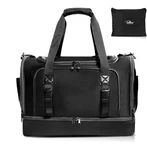 Black Small Gym Bag For Women And Men With Shoe Compartment, Sports Tote .... Fixed Price $29.74.