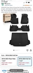 Yhtauto Floor Mats & Cargo Mat Fit 2018-2024 Bmw X3 G01, 2019-2024 X4 G02,. Fixed Price $65.00.