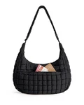 Bagsmart Crossbody Hobo Bag For Women With Adjustable Strap, Quilted Puffy Pu.... Fixed Price $42.19.