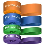 Resistance Band Set Pullup Assist Workout Exercise Training Leg Therapy Menwomen. Fixed Price $67.35.