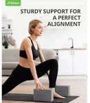 Yoga Blocks, Trideer Brand, High Density Eva Foam For Sturdy Support(9x6x3) 2 Pk. Fixed Price $5.99.