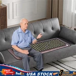 Natural Jade Tourmaline Stone Far-infrared Therapy Mat Electric Heating Pad. Fixed Price $78.65.