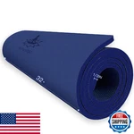 Hatha Yoga Mat - 72"x32"x1/2" Thick Tpe, Eco-friendly, Non-slip, Anti-tear, Blue. Fixed Price $85.85.