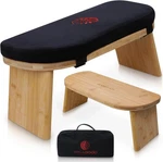 Yoga Dood Meditation Bench - Folding Bamboo Stool With Velvet Cush.... Fixed Price $67.19.