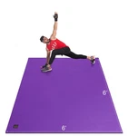 Gxmmat Large Exercise Mat 6'x4'/6'x5'/6'x6'(7mm), Thick 6*6 Ft, Purple Grey. Fixed Price $130.77.