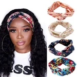 Dreshow 4 Pack Boho Cotton Non-slip Headbands For Women Girls Yoga Workout Ru.... Fixed Price $15.56.