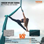 Aerial Silk & Yoga Swing, 8.7 Yards, Green. Fixed Price $79.87.