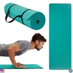 Thick Yoga Mat With Carrier Strap, 72"l X 24"w 0.4" For Fitness & Exercise. Fixed Price $34.47.