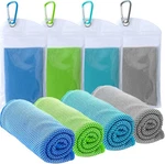 Toweltouch 40"x12" Cooling Towel Workout For Instant Relief (4 Packs). Fixed Price $7.99.