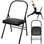 Yoga Auxiliary Chair With Lumbar Back Support Backless Folding Metal Foldable.... Fixed Price $115.37.