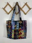 West African Made Tote Bag Quilted Bosh Fair Trade. Fixed Price $28.00.