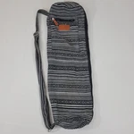 Elenture Yoga Mat Bag Canvas Geometric Black/white Zip Adjustable Strap Pockets. Fixed Price $14.99.