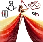 Dasking Aerial Silks Starter Kit - Durable 11yards Of Yoga Hammock Wit.... Fixed Price $163.27.