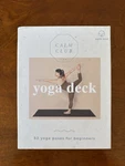 Calm Club Yoga Deck 52 Poses Cards For Beginners Hatha Yogi Learn Luckies. Fixed Price $15.00.