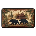 Worltoldb Forest Bear Door Mat Indoor Outdoor Entrance Floor Mats Non-slip Washa. Fixed Price $34.34.