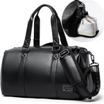 Leather Gym Fitness Bag For Men Women With Shoe Compartment 20l Pu We.... Fixed Price $63.60.