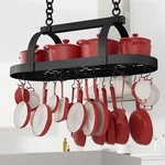 Kes 48" Large Oval Pot Rack Ceiling Mount Free Shipping. Fixed Price $215.95.