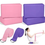 Jexine 6 Pcs Yoga Block And Strap Set 4 9 X 3 Inches Eva Fo... Fast Ship. Fixed Price $34.99.