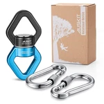 Black Blue Swing Swivel, 30 Kn Safest Rotational Device Hanging Accessory. Fixed Price $57.43.
