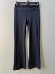 Gaiam Om-dri Flare Leg Yoga Pants Pullon Stay-put Waist Stretchy Black Xs. Fixed Price $15.00.