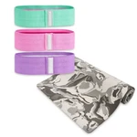 Victor Fitness 3pack Booty Bands (teal, Pink, Purple) W/ Gray Camo Yoga Mat. Fixed Price $40.98.