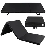 6'x2' Exercise Non-slip Tri-fold Pu Leather Gymnastics Mat Yoga Keep Fit At Home. Fixed Price $36.58.