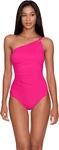 Lauren Ralph Beach Club Solids Double Strap One Shoulder One-piece-8. Fixed Price $79.99.