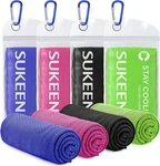 Sukeen 4 Pack Cooling Towel (40"x12"),ice Towel,soft Breathable Cool Towel,mic. Fixed Price $33.07.