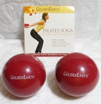 Pilates Yoga Double Ball Workout - Dvd And Two Balls Golden Earth Read. Fixed Price $22.99.